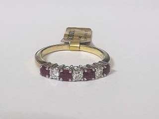 Ruby & diamond ring