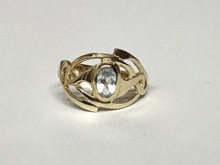 Aquamarine ring