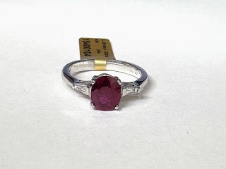 Ruby & diamond ring