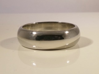 D shape 6mm Platinum 