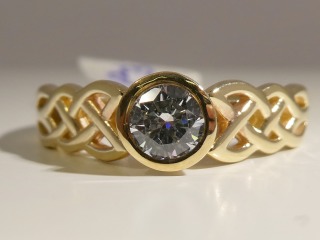 Celtic CZ ring