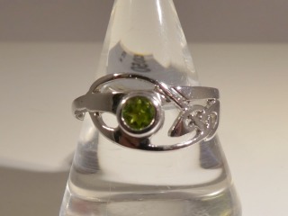 Celtic Peridot ring