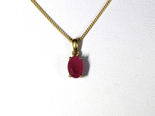 Ruby pendant
