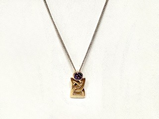 Amethyst Celtic pendant 