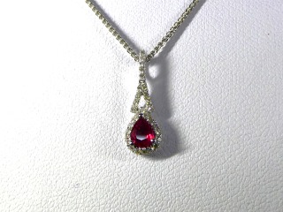 Ruby & Diamond pendant