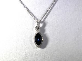 Sapphire & Diamond pendant