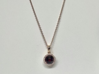 Garnet pendant