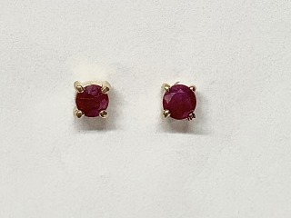 Ruby earrings
