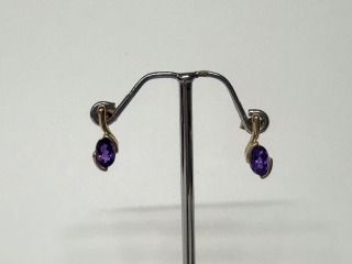 Amethyst earrings