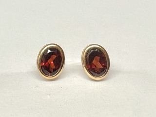 Garnet earrings