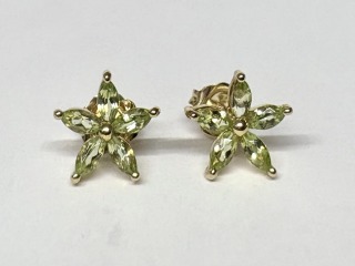 Peridot earrings