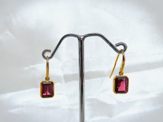 Garnet earrings