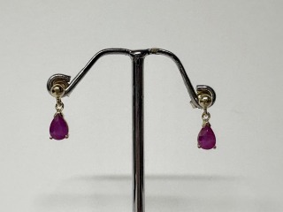 Ruby earrings