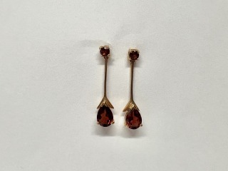 Garnet earrings
