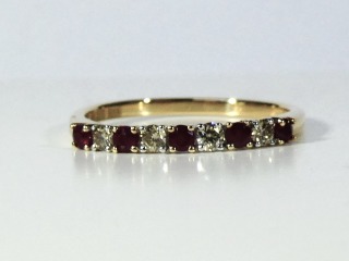Ruby & diamond ring