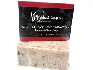 Bar of soap- Scottish Raspberry Cranachan