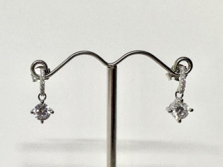 Silver earrings