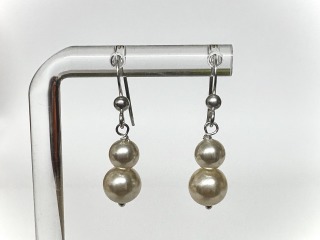 Silver earrings