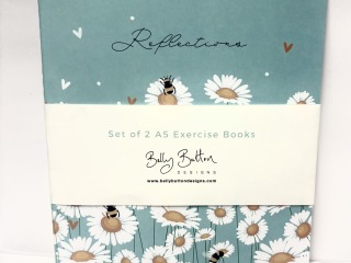 Exercise daisy set of 2 notebooks