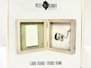 Green leaf- Double frame.