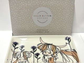 Highland cow trinket dish.