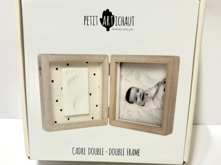 Black hearts- Double frame.