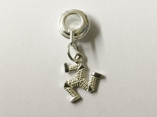 Three legs of Man charm carrier - charm351c
