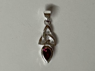 July Celtic Birthstone Pendant