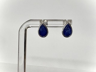 Sapphire quartz Stud Earrings