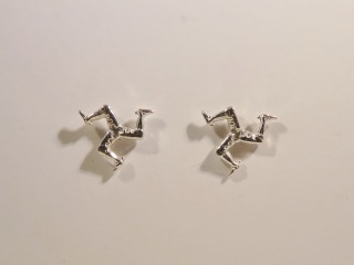 Small Three legs stud earrings - earring 759