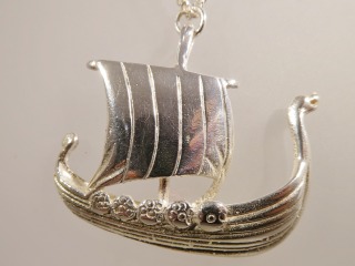 Viking boat pendant