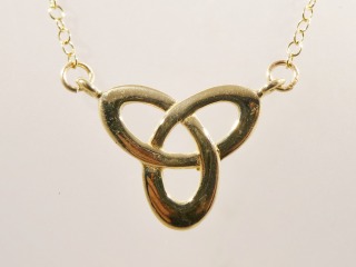 Open work celtic necklace