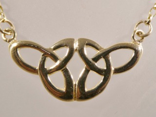 Open work Celtic necklace