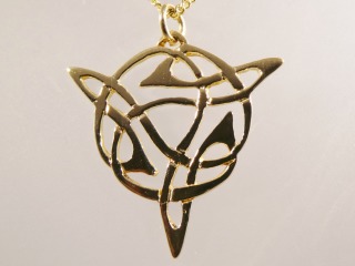 Open work Celtic pendant