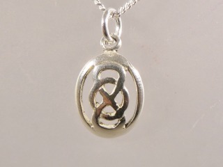 Open work Celtic pendant
