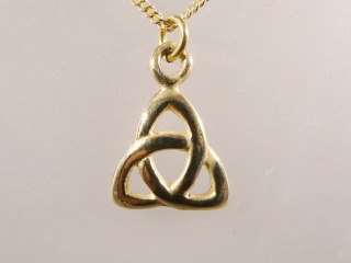 Open work Celtic pendant