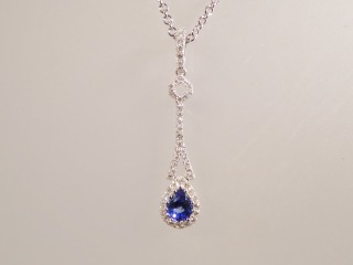 Sapphire & Diamond pendant