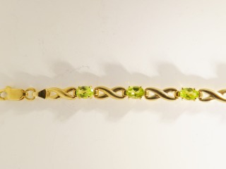 Peridot bracelet