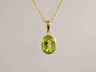 Peridot pendant