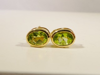 Peridot earrings