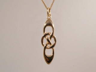 Open work Celtic pendant