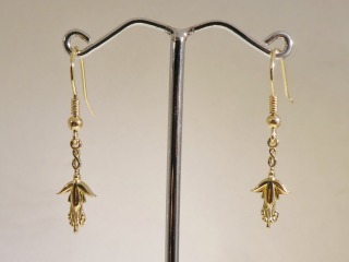 Small fuchsia earrings - earring 771