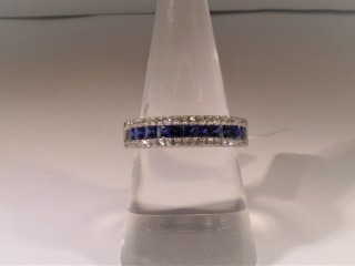 Sapphire & Diamond ring