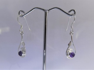Silver earrings