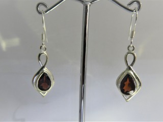 Silver earrings