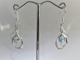 Silver earrings