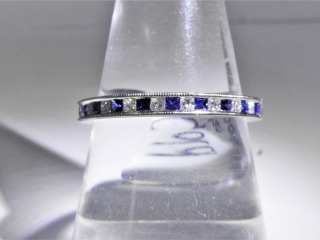 Sapphire & Diamond ring