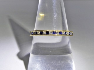 Sapphire & Diamond ring