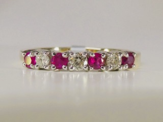 Ruby & diamond ring