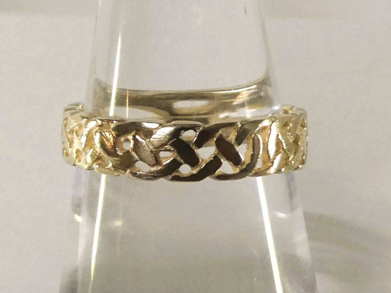 Celtic ring 9ct yellow gold Size K | Celtic | Celtic Gold